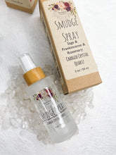 Load image into Gallery viewer, Smudge Spray Infused Crystal Quartz