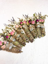 Load image into Gallery viewer, Dalmatian Jasper with Lavender & Mint Smudge stick