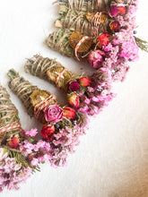 Load image into Gallery viewer, Kiwi, Mint, Palo Santo and Cedar Spring Smudge Stick