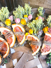 Load image into Gallery viewer, Lavender, Mint, Grapefruit Summer Smudge Stick