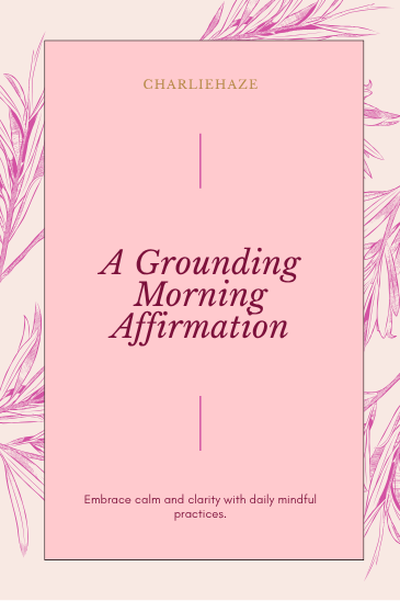 Morning Affirmation Day 15: I Can Change My Mind — CharlieHaze