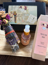 Load image into Gallery viewer, Smudge Stick With Flowers, Home Cleansing, Calming Gifts Women, Meditation Altar, Black Tourmaline Smudge Stick, Protection
