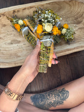 Load image into Gallery viewer, Pyrite, Palo Santo, Sage, Rosemary and Lavender Smudge Stick
