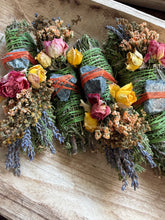 Load image into Gallery viewer, Crocodile Jasper, Cedar and Lavender Smudge Stick
