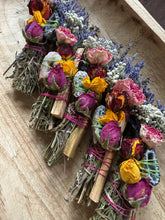 Load image into Gallery viewer, Geode, Sage, Lavender, Palo Santo and Rosemary Smudge Stick

