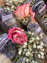 Load image into Gallery viewer, Amethyst, Palo Santo and Lavender Smudge Stick
