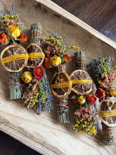 Load image into Gallery viewer, Lavender, Mint and Orange Smudge Stick

