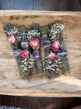 Load image into Gallery viewer, Amethyst, Palo Santo and Lavender Smudge Stick
