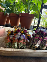 Load image into Gallery viewer, Sunstone Smudge Stick, Cedar and Lavender Smoke Cleansing Wand, Alternative to Sage
