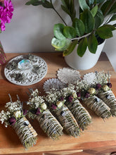 Load image into Gallery viewer, Yin Yang, Bringing Balance,  Cedar, Lavender and Palo Santo   Smudge stick
