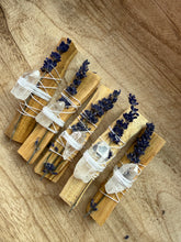Load image into Gallery viewer, Palo Santo and Lavender Smudge Cleansing Meditation Stick
