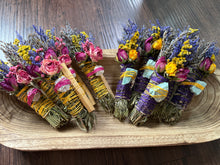 Load image into Gallery viewer, Desert Rose, Palo Santo, Sage, Rosemary and Lavender Smudge Stick
