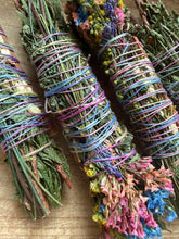 Load image into Gallery viewer, Ostara, Cedar, Mint, Jasmine and Sandalwood Smudge Stick

