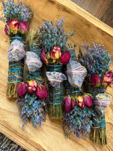 Load image into Gallery viewer, Sodalite, Rosemary and Lavender Smudge Stick
