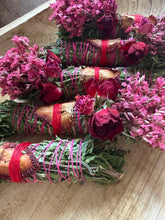 Load image into Gallery viewer, Strawberry, Sage and Cedar Smudge Stick
