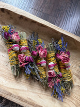 Load image into Gallery viewer, Desert Rose, Palo Santo, Sage, Rosemary and Lavender Smudge Stick
