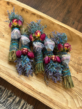 Load image into Gallery viewer, Sodalite, Rosemary and Lavender Smudge Stick
