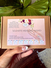Load image into Gallery viewer, Selenite Healing Reiki Chakra Wand
