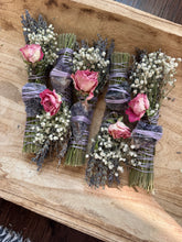 Load image into Gallery viewer, Amethyst, Palo Santo and Lavender Smudge Stick
