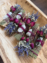 Load image into Gallery viewer, Moonstone, Palo Santo and Lavender Smudge Stick
