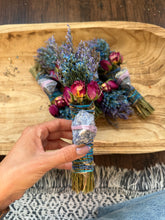 Load image into Gallery viewer, Sodalite, Rosemary and Lavender Smudge Stick
