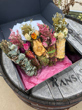 Load image into Gallery viewer, Smudge Stick With Flowers, Home Cleansing, Calming Gifts Women, Witchy Accessories, Meditation Altar, FRUIT Smudge Sticks
