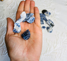 Load image into Gallery viewer, May include: A collection of blue and white tumbled stones. The stones are smooth and have a natural, polished look.
