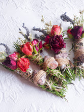 Load image into Gallery viewer, Leopard Skin Jasper, sage, rosemary and lavender smudge stick photo 6
