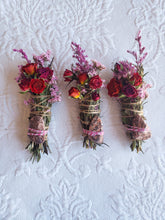 Load image into Gallery viewer, Leopard Skin Jasper, sage, rosemary and lavender smudge stick photo 14

