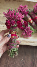 Load and play video in Gallery viewer, Strawberry, Sage and Cedar Smudge Stick
