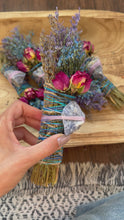 Load and play video in Gallery viewer, Sodalite, Rosemary and Lavender Smudge Stick
