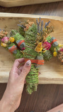 Load and play video in Gallery viewer, Crocodile Jasper, Cedar and Lavender Smudge Stick

