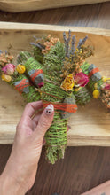 Load and play video in Gallery viewer, Crocodile Jasper, Cedar and Lavender Smudge Stick
