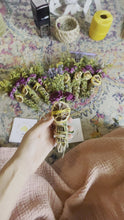 Load and play video in Gallery viewer, Lavender, Mint, Lemon Spring Smudge Stick
