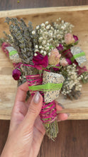 Load and play video in Gallery viewer, Dalmatian Jasper, Lavender and Mint Smudge Stick
