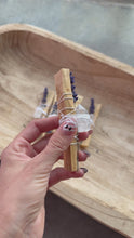 Load and play video in Gallery viewer, Palo Santo and Lavender Smudge Cleansing Meditation Stick
