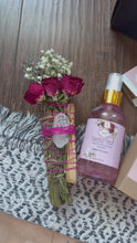 Load and play video in Gallery viewer, Quartz Crystal Smudge Stick and Cleansing Spray Gift Set

