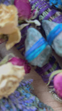 Load and play video in Gallery viewer, Apatite Smudge Stick With Flowers, Home Cleansing, Calming Gifts Women, Lavender Smudge Stick, Witchy Accessories, Meditation Altar,
