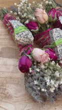 Load and play video in Gallery viewer, Dalmatian Jasper, Lavender and Mint Smudge Stick
