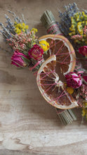 Load and play video in Gallery viewer, Lavender, Mint and Grapefruit Smudge Stick
