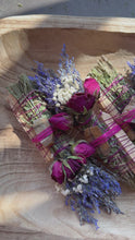 Load and play video in Gallery viewer, Tiger Eye, Palo Santo, Sage, Rosemary and Lavender Smudge Stick
