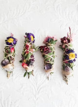 Load image into Gallery viewer, Wholesale Sage- Amethyst Rosemary, Sage, Lavender Smudge stick Bulk Listing of 200
