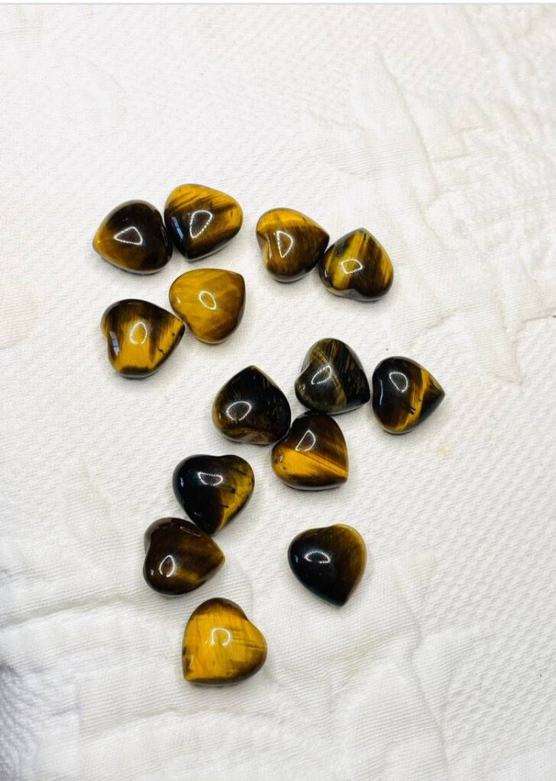 Tiger Eye Heart