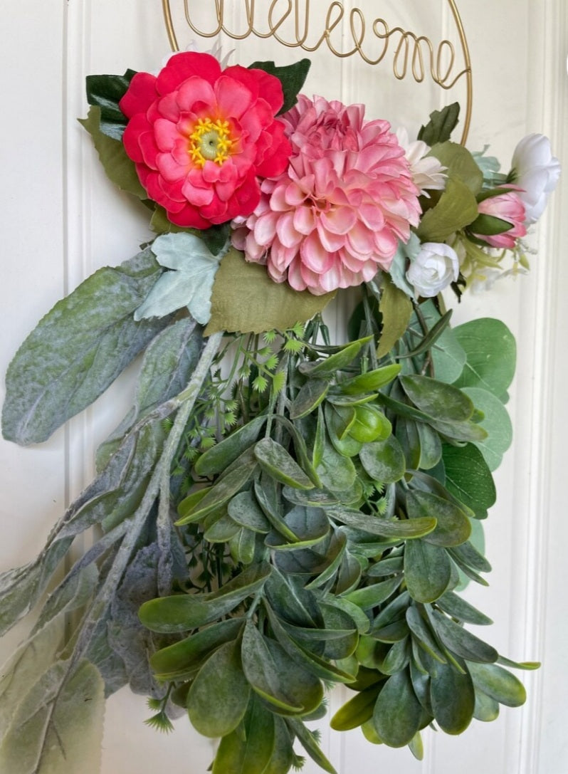 Floral welcome Wreath