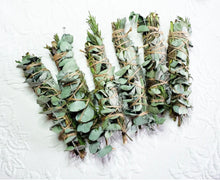 Load image into Gallery viewer, Eucalyptus, Mint, Rosemary, Sage Smudge Stick
