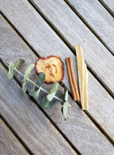 Load image into Gallery viewer, Eucalyptus, Palo Santo, Apple and Cinnamon Smudge Stick
