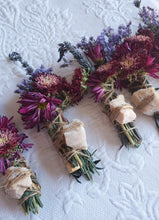 Load image into Gallery viewer, Moonstone Smude Stick with Lavender and Palo Santo Wood
