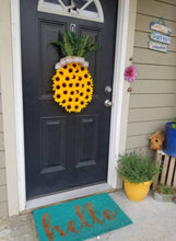 Load image into Gallery viewer, Pineapple Front Door Hanger Made to ORDER
