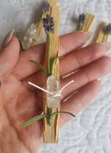 Load image into Gallery viewer, Palo Santo and Lavender Smudge Cleansing Meditation Stick
