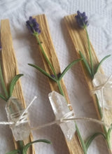 Load image into Gallery viewer, Palo Santo and Lavender Smudge Cleansing Meditation Stick
